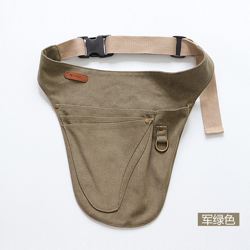 Delantal de lona de Amazon transfronterizo herramienta bolsa de cintura spot al por mayor multibolsillos reparación de electricista almacenamiento cintura delantal