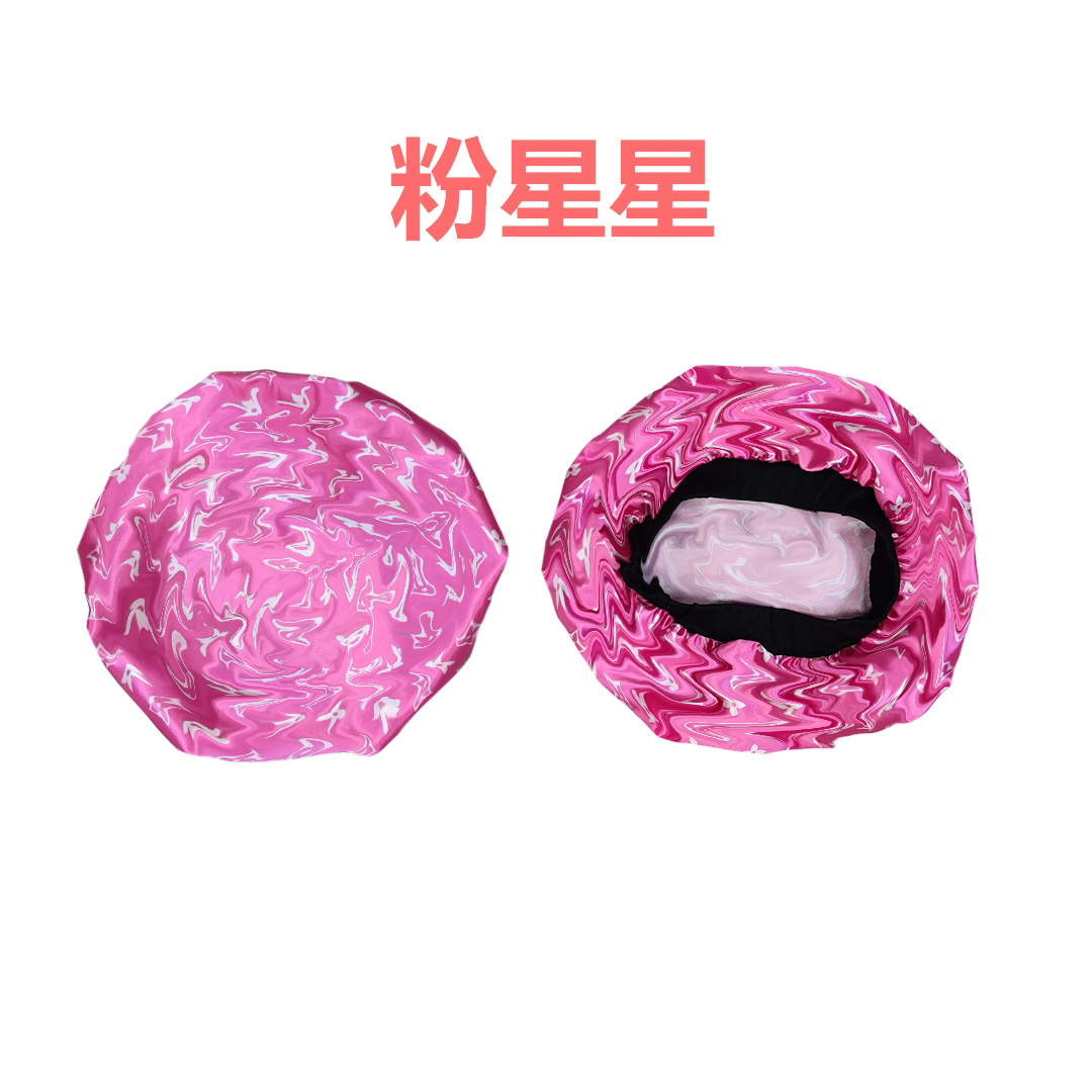 [Hot Sale Promotion Benefit] M1000 Cross border Women's Sleeping Hat Beauty Hair Makeup Hat Wide Rim Round Hat