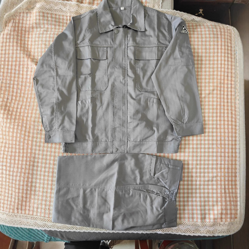新款CVC防静电工作服套装男国家电网劳保服工装工厂工作服|undefined