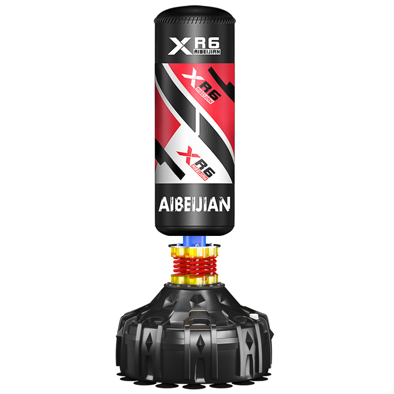 Columna de boxeo vertical personalizada de Wu Longgang, bolsa de arena de vaso doméstico, bolsa de arena de boxeo de Taekwondo Sanda