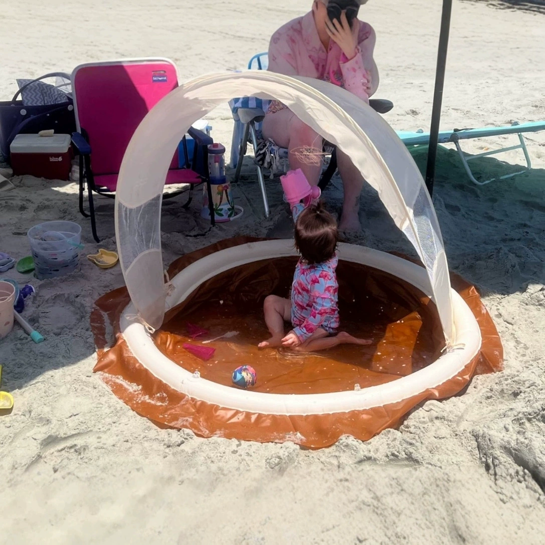 Надувная детская пляжная подушка для затенения игровой коврик на открытом воздухе кружок игрушка детский забор на открытом воздухе водяной брызгающий коврик