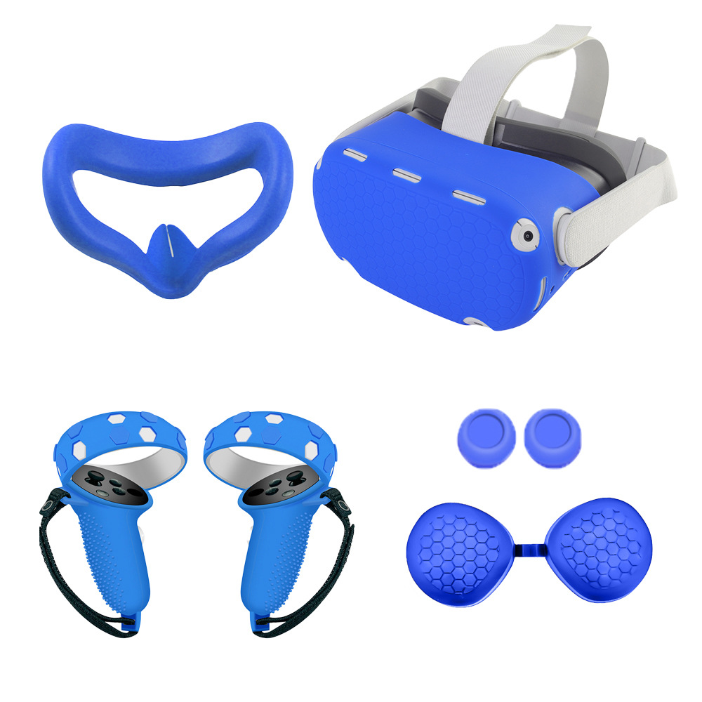 Adecuado para oculus quest2 silicona traje protector máscara a prueba de fugas máscara de ojo Segunda Generación mango cubierta Accesorios