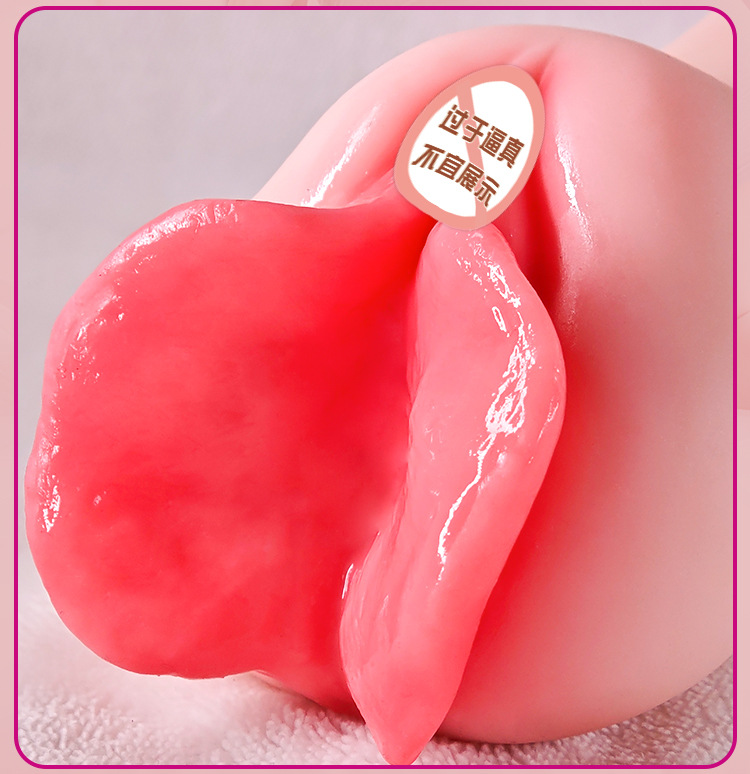Men’s Masturbation Device with Large Labia and Buttocks Mold, TPE, USB Heating Rod — detail image 20
