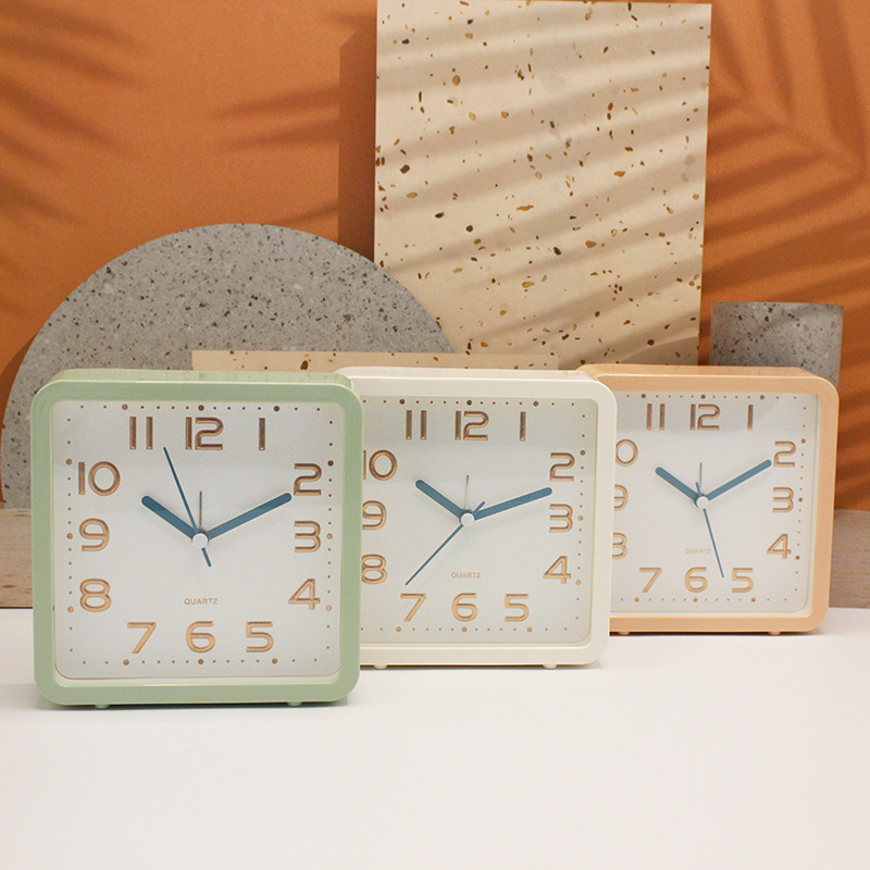 Reloj Despertador Retro de Escritorio y Cabecera, Metal, para Estudiantes y Dormitorio image 5