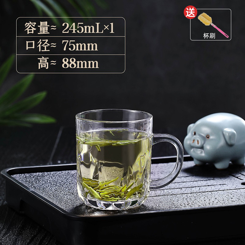 [1개] Shengyun 컵(뚜껑 없음) 245ml - 컵 브러쉬 포함