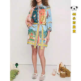 M 93591 Women Daily Wear Dress Bohemian波西米亚连衣裙