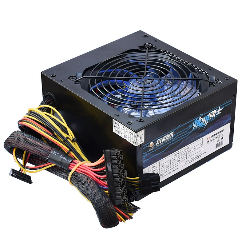 Блок питания для настольного компьютера Ultimate Shadow Knight ATX, бесшумный корпусный блок 500W с 6-контактным питанием для видеокарты