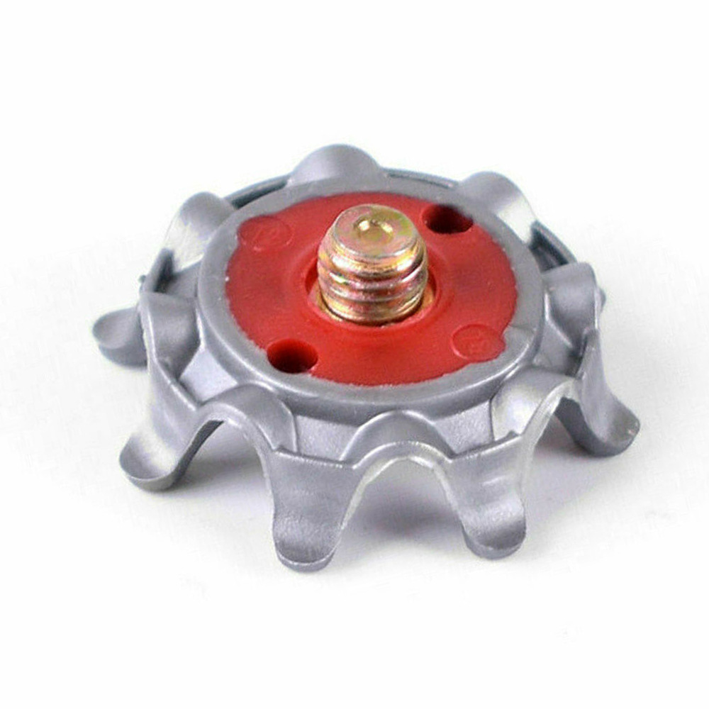 Púas de golf tornillo rojo picos giratorios picos de golf accesorios de zapatos de golf