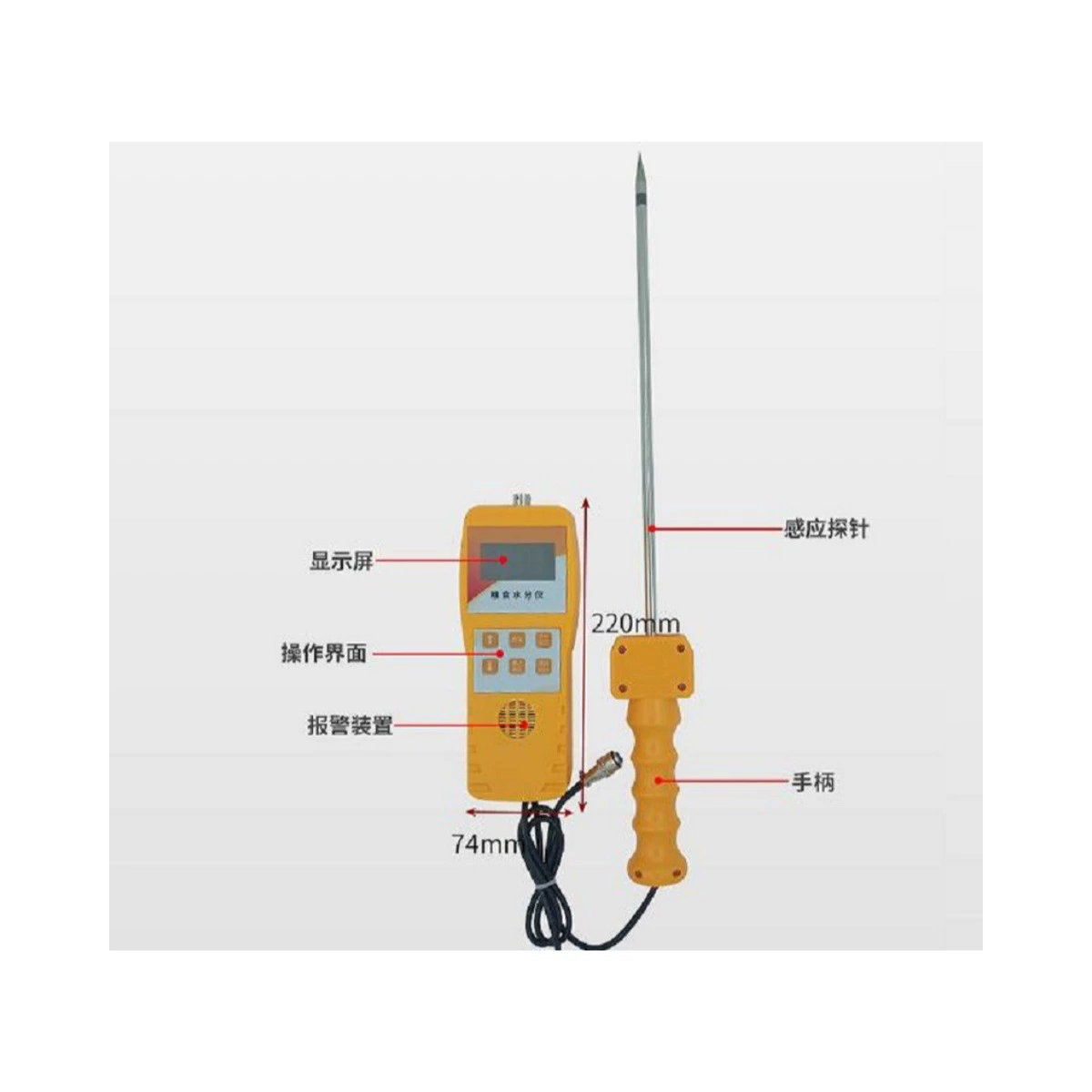 Цена договорная. Модель измерителя влажности зерна: HH12-JK-400L Номер библиотеки: M408299