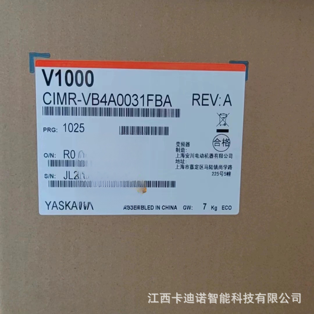 全新YASKAWA安川CIMR-VB4A0031FBA现货议价销售