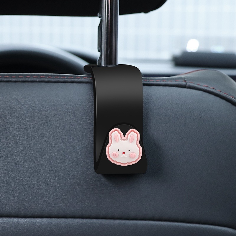 Gancho trasero del automóvil Gancho del respaldo del asiento Gancho multifuncional del automóvil del automóvil Gancho pequeño del automóvil Gancho del asiento de dibujos animados