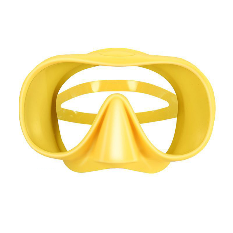 Diving Mask, Deep Diving and Snorkeling, Frameless Mask, Diving Goggles, Swimming Goggles, Nose Protection, Large Frame, Waterproof and Anti-Fog for Men and Women