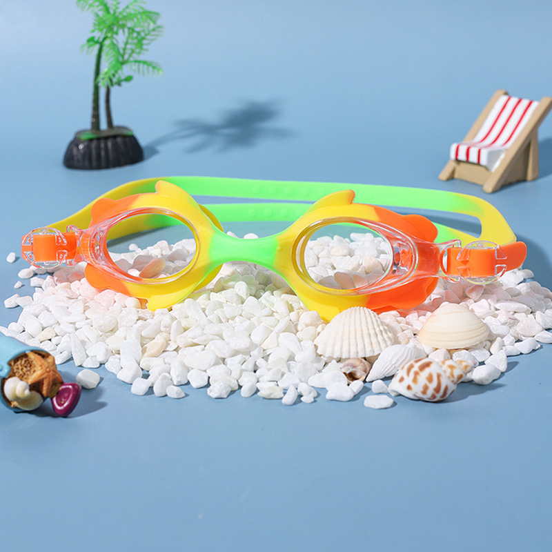Gafas de Natación para Niños de Policarbonato Impermeables y Anti-empañamiento