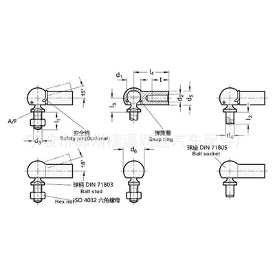 stainless steel pull-off force> – Steering rod