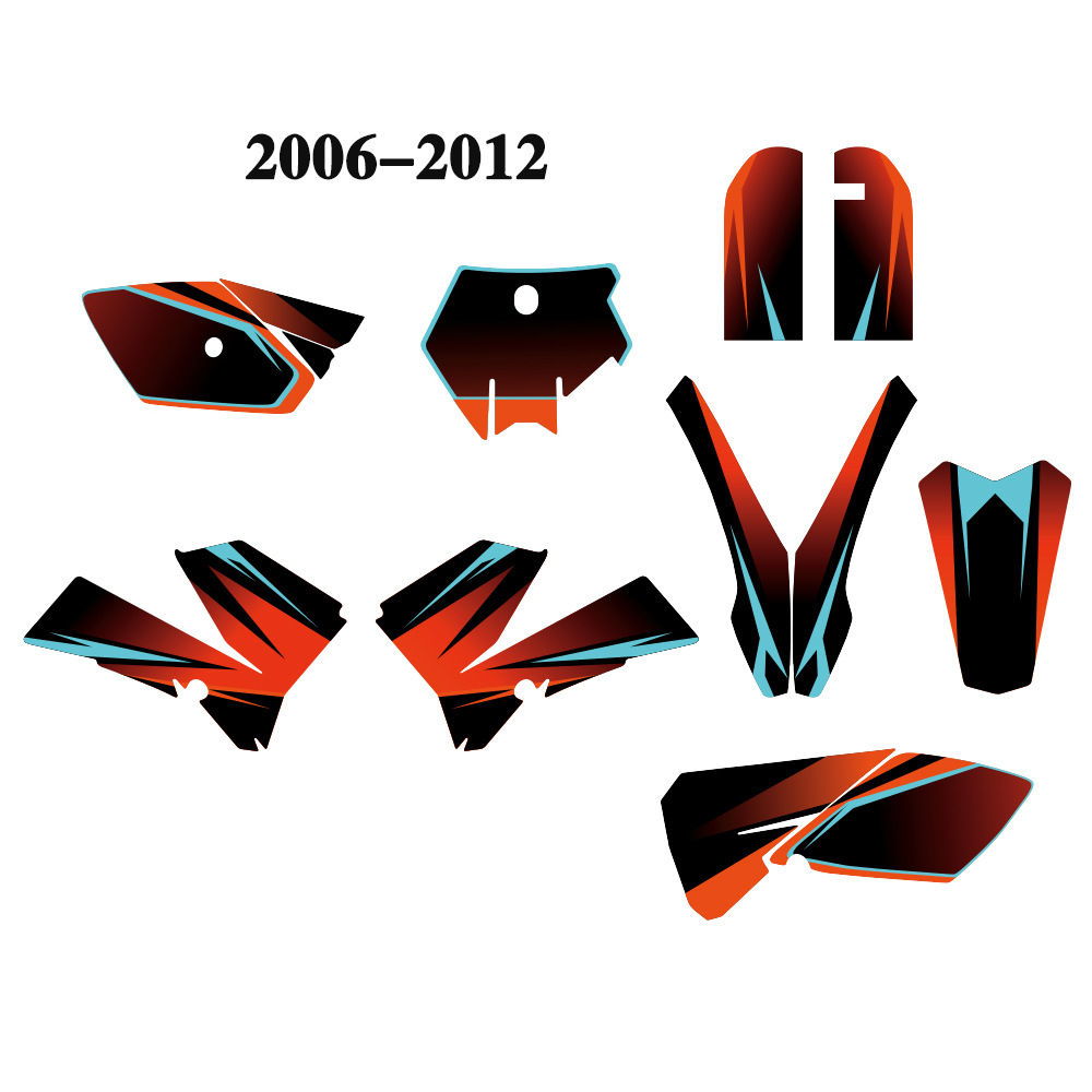 Aplicable para SUV Motocicleta fondo gráfico Modificación Personalidad pegatinas KTM SX85 2003 - 2012