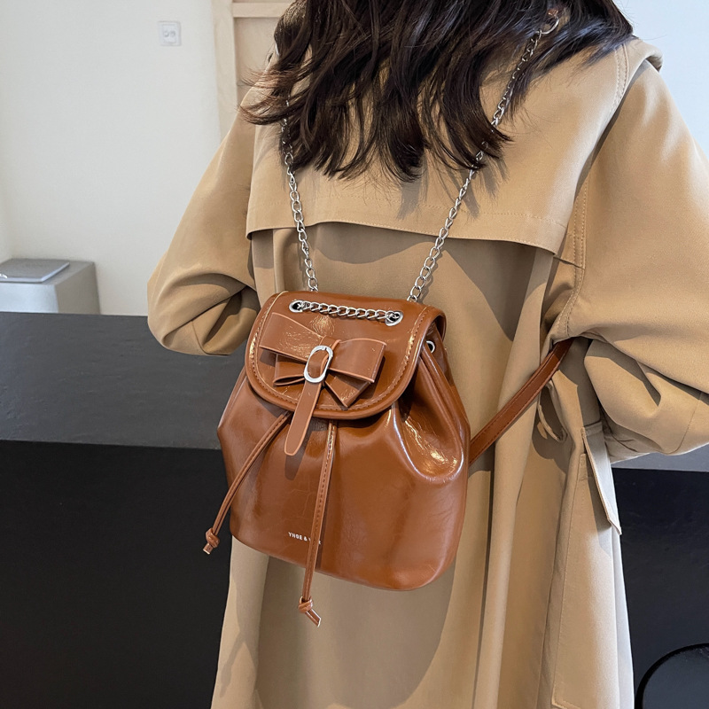 Student class pleated backpack for women 2024 new Korean style trendy student bag, niche high-end women's bag_voghion.com