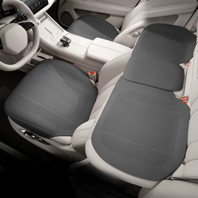 Seat cushion, seat cover | Seat Covers - type-b-thin-pad-noble-black-three-piece-set-for-the-whole-car