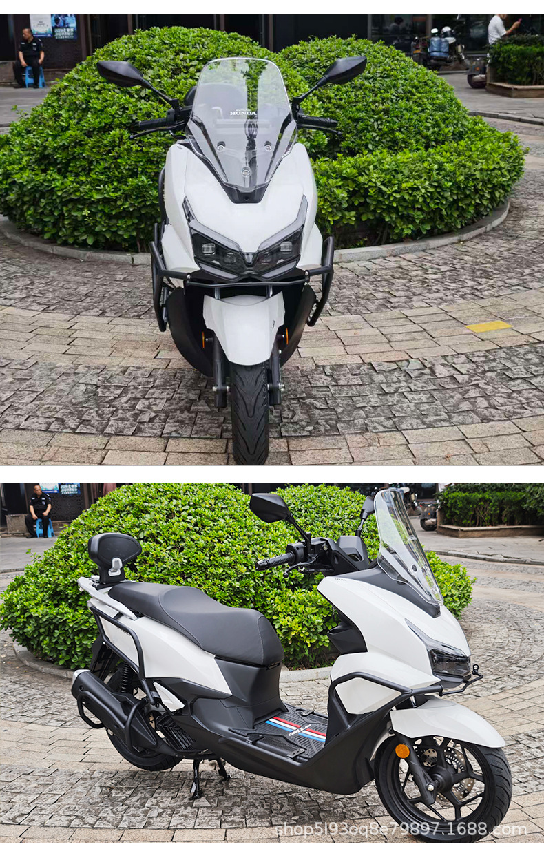 Suitable for Wuyang Honda Nwt150 Carbon Steel Front Bumper, Rear Bumper, Exhaust Bumper, Backrest, Anti-Fall Bumper Modification Parts