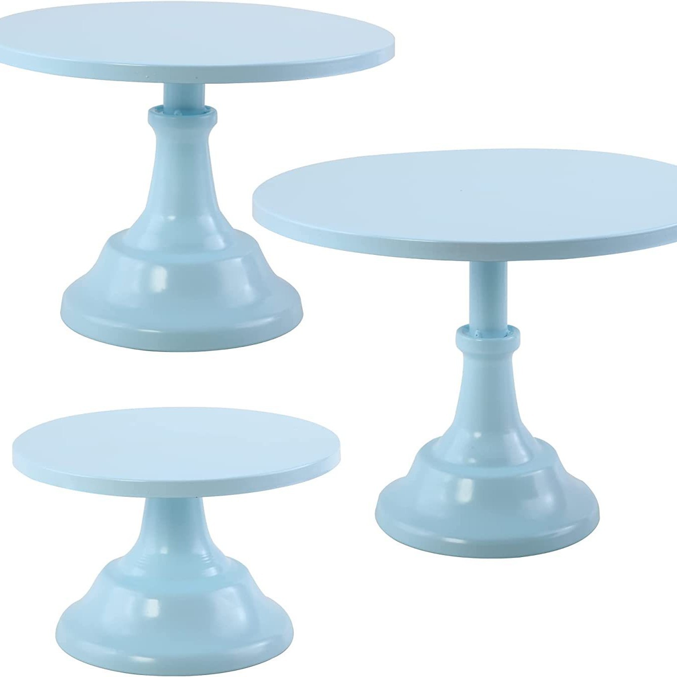 Decoración de mesa de postre bandeja de pies altos bandeja de pastel negro bandeja de frutas bandeja de bocadillos bandeja de pastel de hierro fundido propósitos de boda