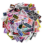 66张改装赛车贴纸个性JDM装饰摩托车电动车滑板手机动漫贴画防水