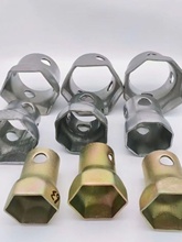 轴头套筒扳手斯太尔富华桥汽车六角后桥半轴轮毂套头八棱铁皮扳手