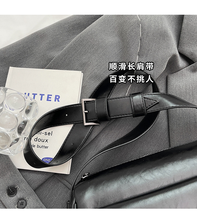 Borsa a tracolla versatile per donna 2023 autunno e inverno nuova borsa a tracolla retrò moda trendy texture di nicchia piccola borsa quadrata_voghion.com