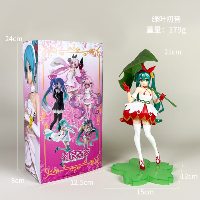 初音未来手办动漫水冰月美少女蕾姆花嫁穹妹二次元公仔模型摆件批|undefined