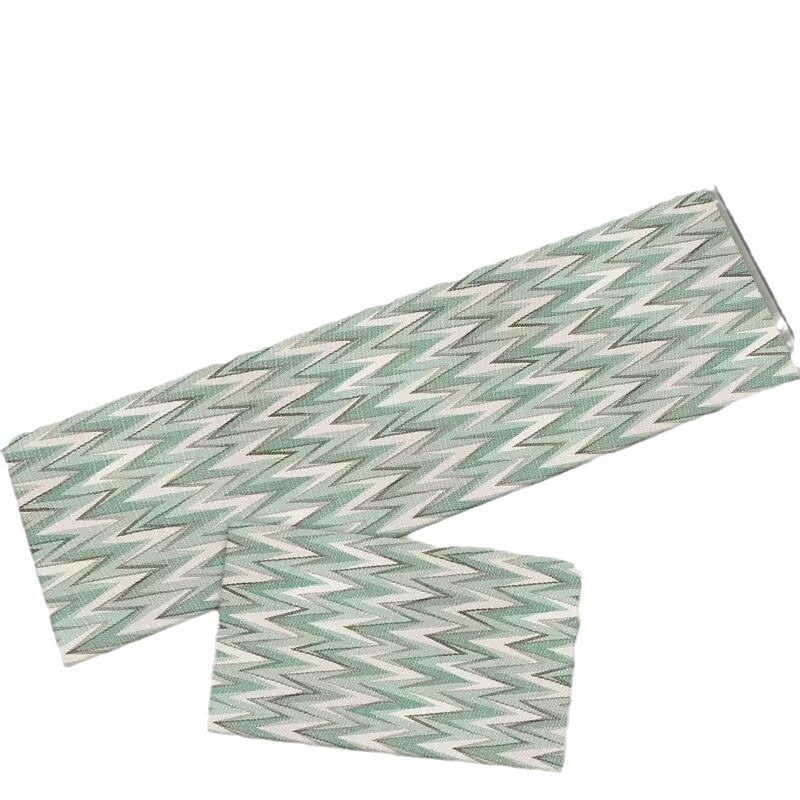 Cocina transfronteriza alfombra de terciopelo de cristal antideslizante resistente a la suciedad fácil de cuidar alfombra de pies doméstica absorción de agua resistente al desgaste fácil de almacenar alfombra de suelo