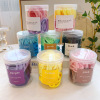 50 tanks of candy color, seamless towel ring, rubber band hair tie high elastic durable hair rope Girl color head rope