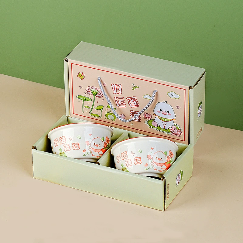 Tableware for home use for food, set, ceramic gift box, wholesale