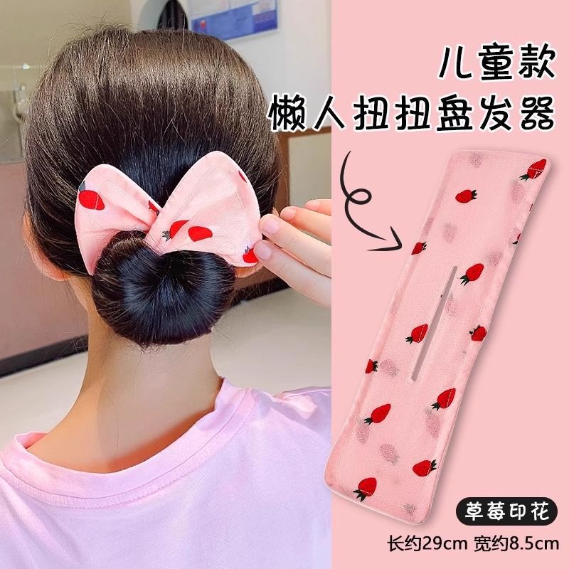 TikTok mismo estilo cabeza de bola rizador de pelo banda de pelo accesorios para el cabello clip de giro mágico perezoso rizador de pelo arco tocado