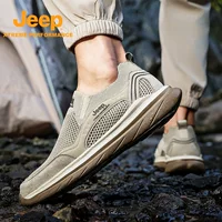Jeep Jeep Летняя уличная мужская износостойкая профессиональная быстросохнущая обувь для прогулок Легкая нескользящая обувь для ручья