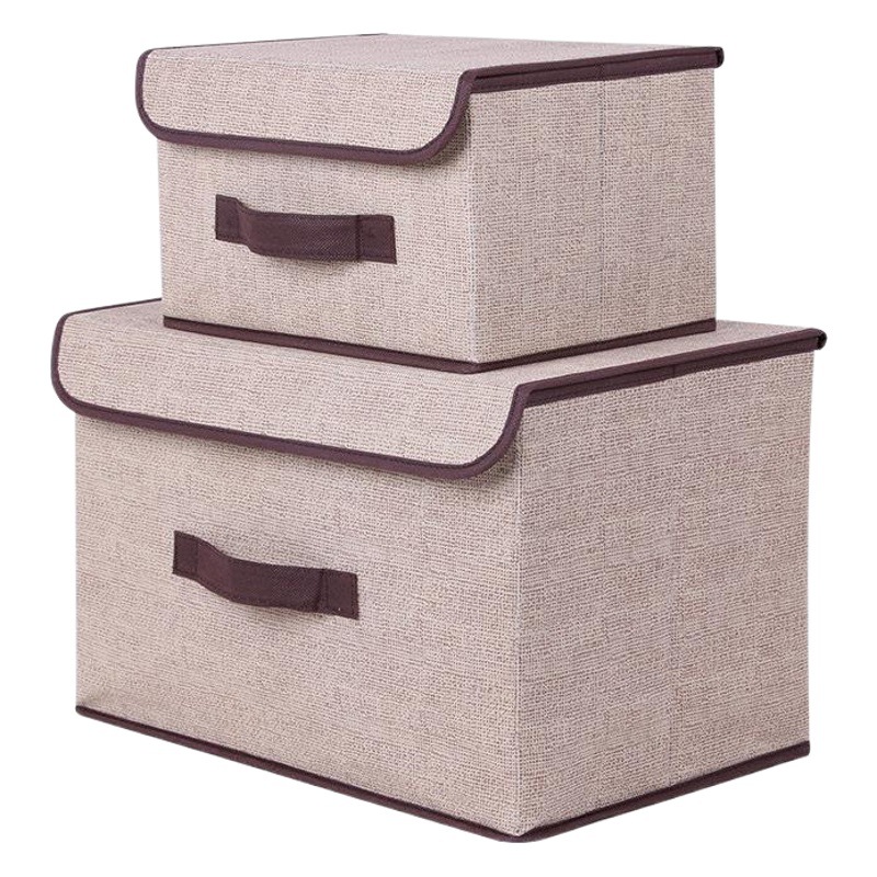 Caja de almacenamiento de artículos diversos caja de almacenamiento de tela grande de tela no tejida caja de almacenamiento de ropa de juguete plegable caja de almacenamiento doméstica