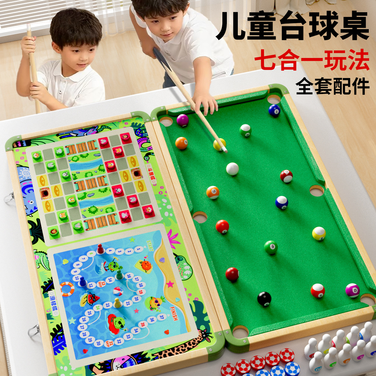 Pool, table, board game, interactive smart toy, 6-12 years, for children and parents