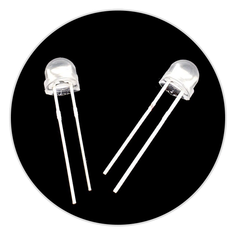 F5 круглая голова соломенная шляпа туман короткие ноги 3 мм круглая голова полноцветная RGB прозрачная противотуманная вспышка медленная вспышка светодиодная Подключаемая лампа бусины