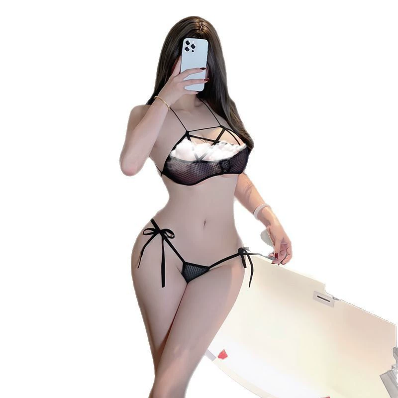 Черное sexy нижнее белье, набор