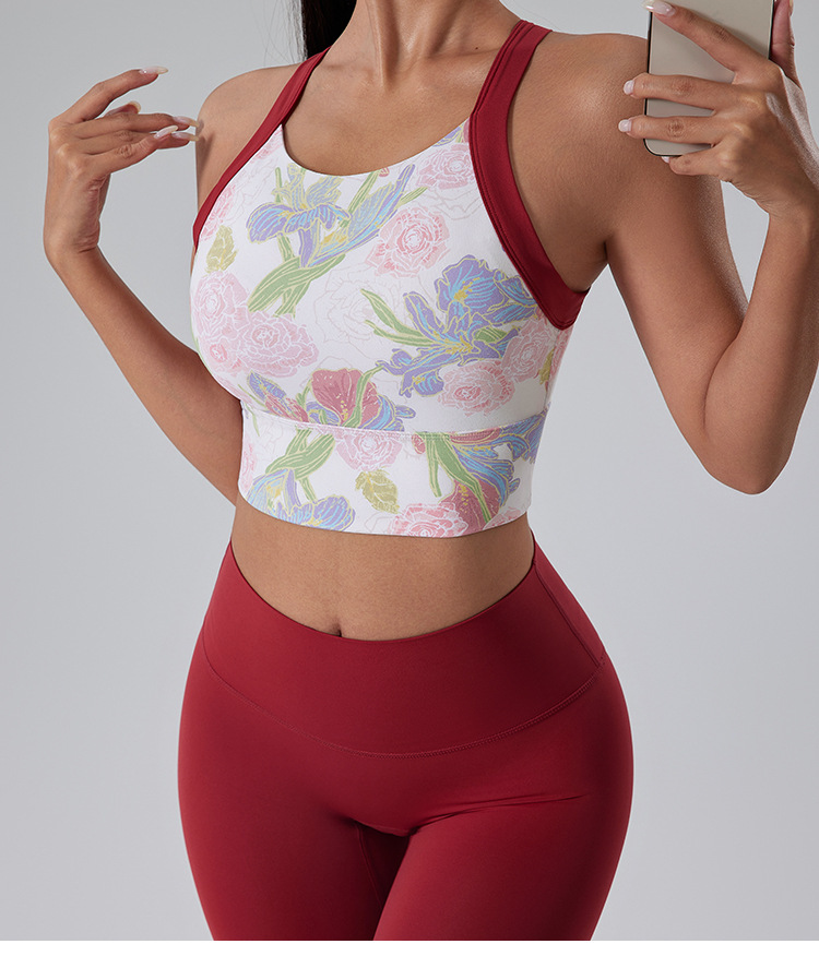 280g Weight Sleeveless Sleeve Length Spandex, Brushed Fabric Fabric Type Short Top Length Vest Tops Type Fitness, Gym, Running Occasion U Neck Neckline Printing Pattern Simple Style, Sport Style Style Simple Style Sport Style Printing Spandex Brushed Fabric U Neck Active Tops Vest 5