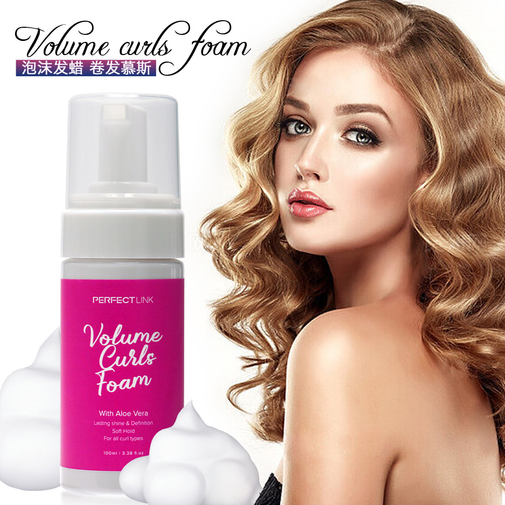 Cross border goods in stock Bubble Curls Mousse Spray Lithe Stereotype natural Lasting foam Pomade? Moisture Curls Gel