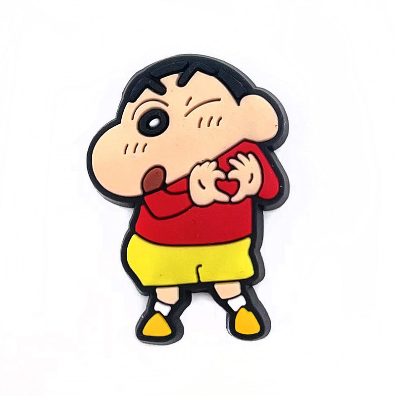 クレヨンしんちゃん 10 新之助クロックス靴バックル靴花 DIY 漫画 Zhibixing クロックス靴アクセサリー|undefined