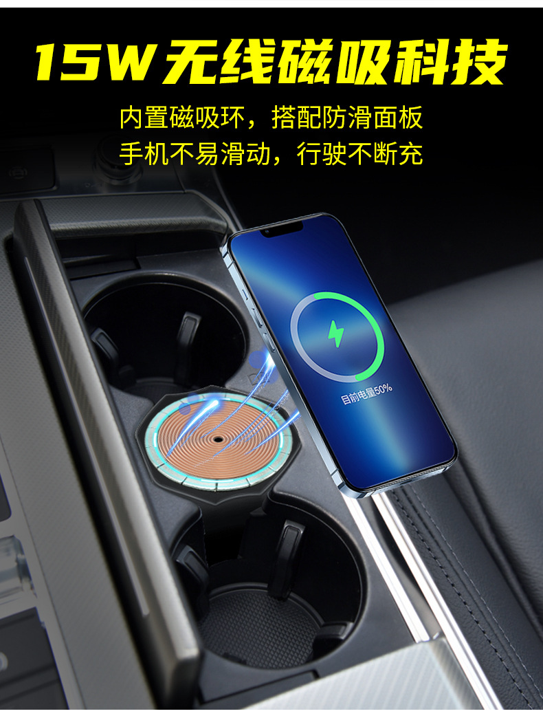 Maigu Yipin is suitable for Audi A6L/A7/A8/A6 car magnetic wireless charger S7/RS6/RS7/S6