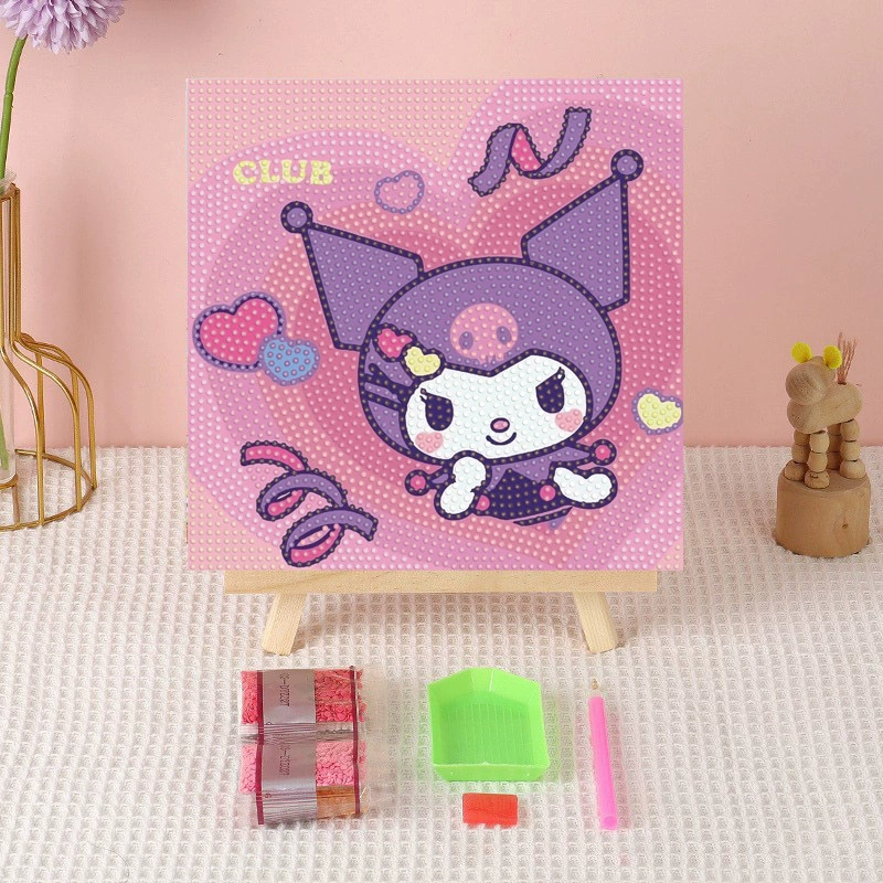 Алмазная вышивка (canvas) Genshin Impact DIY, 20×20 / 30×30, деревянная внутренняя рама и набор инструментов