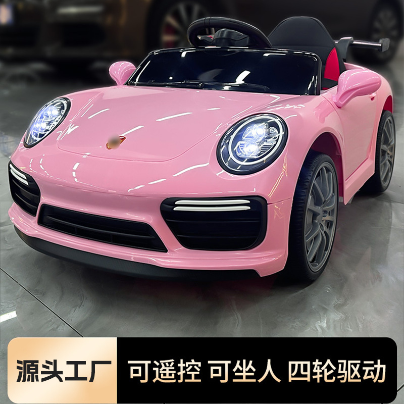 Coche eléctrico para niños Coche de control remoto de cuatro ruedas para hombres y mujeres Auto-conducción Internet celebridad carga columpio tracción en las cuatro ruedas solo coche de juguete