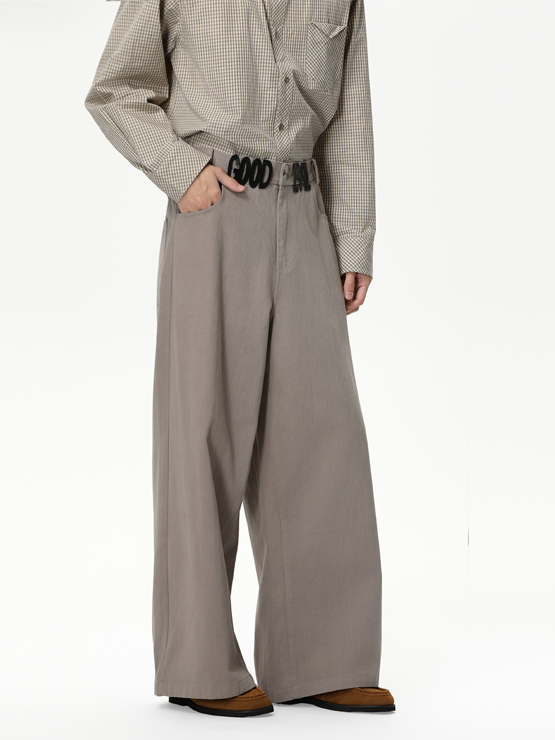 MTLCLOTHES Hombres| Personalidad logotipo encapuchado chaqueta corta color sólido pantalones de viento simple moda