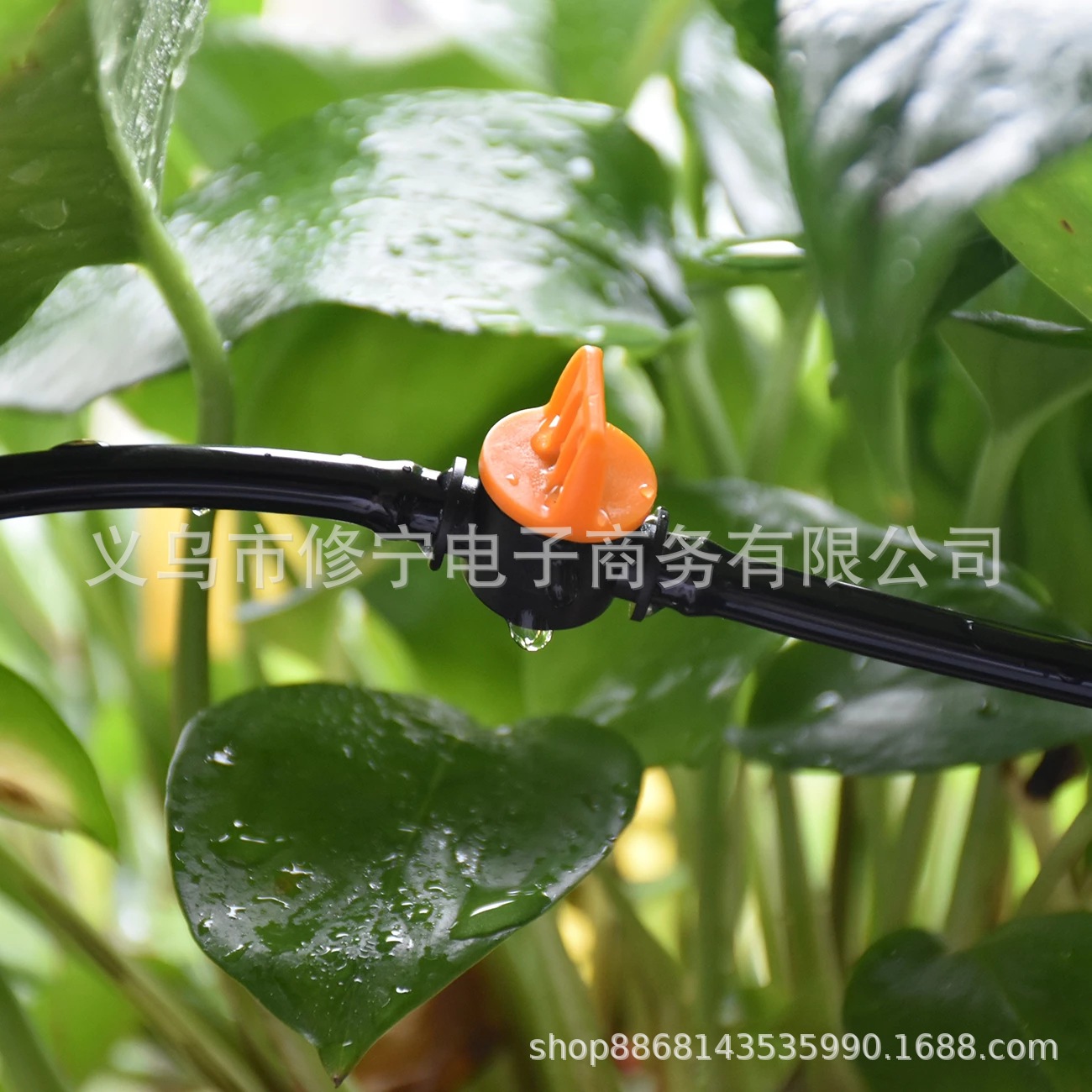 47 tubo de lana doble púas mini válvula 4/7 tubo de lana Válvula de interruptor recto balcón patio micro spray de riego por goteo conector