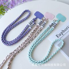 工厂直销手机挂绳长款斜挎可背ins旅游批发简约防丢挂脖绳挂饰绳