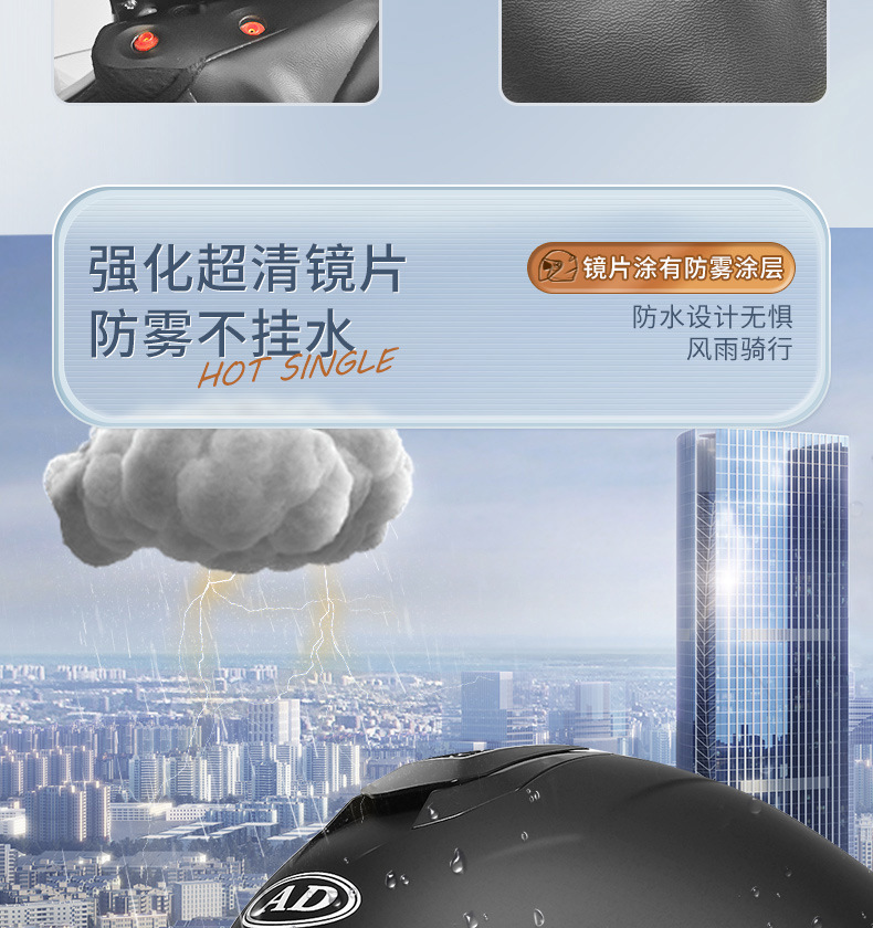 2025 New Electric Motorcycle Helmet 3C Certified