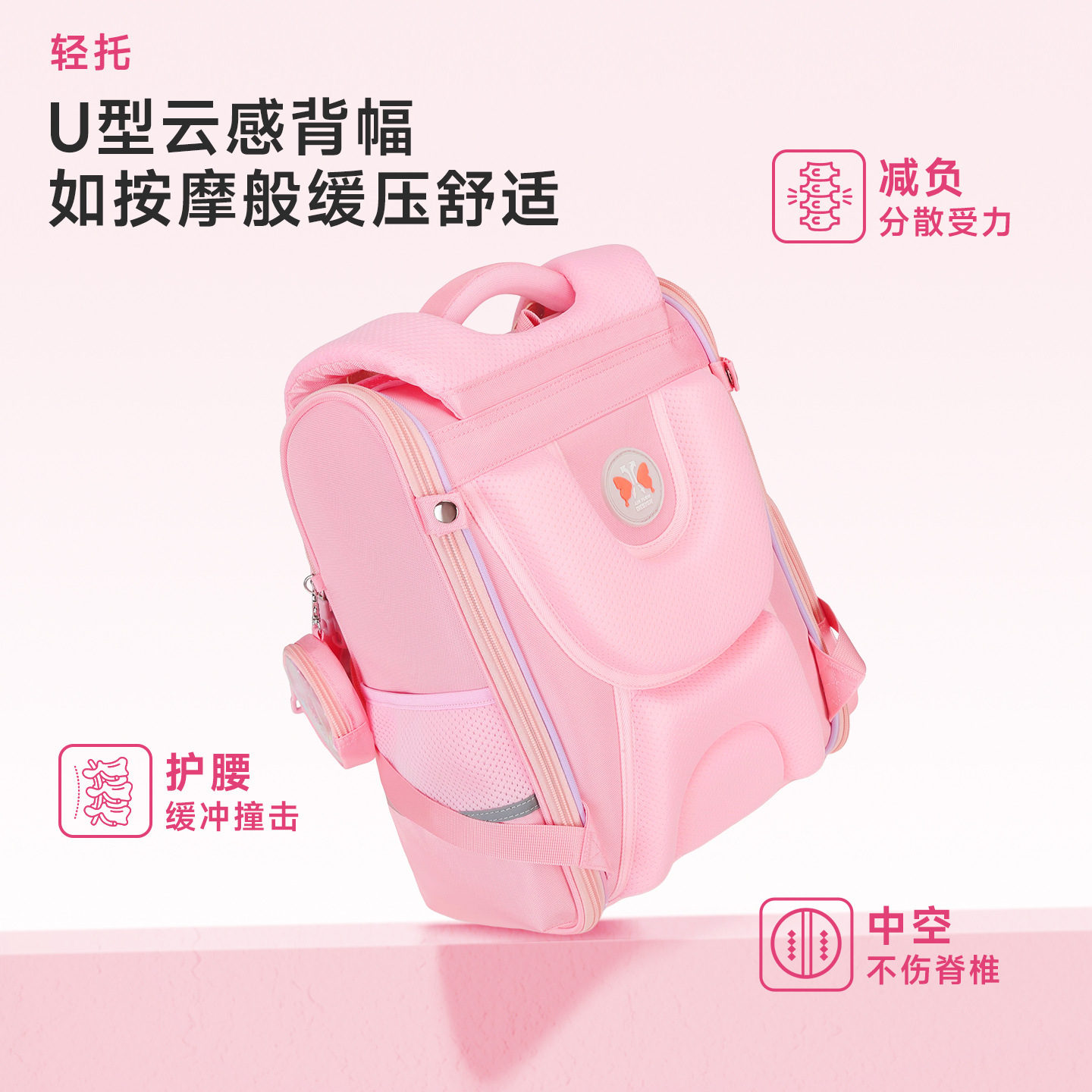 Nuevas caricaturas lindas bolsas escolares para niños, niñas y niñas, mochilas escolares para niños de grado 1 - 3 para reducir la carga de protección contra el agua