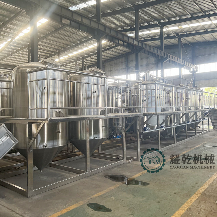 Cottonseed oil refining processing equipment Xinjiang cottonseed oil detoxification refining equipment 1-300 tons production line per day