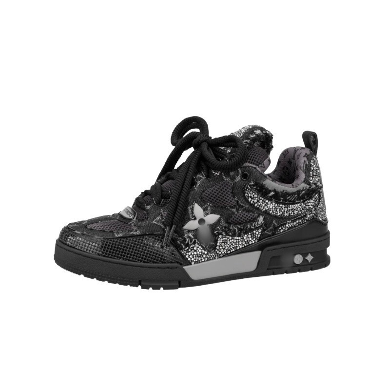 Lujia trainer sneakers, women's thick-soled shoes, lace-up, breathable, couple shoes, men's skate shoes, men's shoes, unisex athletic shoes Lujia trainer sneakers, women's thick-soled shoes, lace-up, breathable, couple shoes, men's skate shoes, men's shoes, unisex athletic shoes