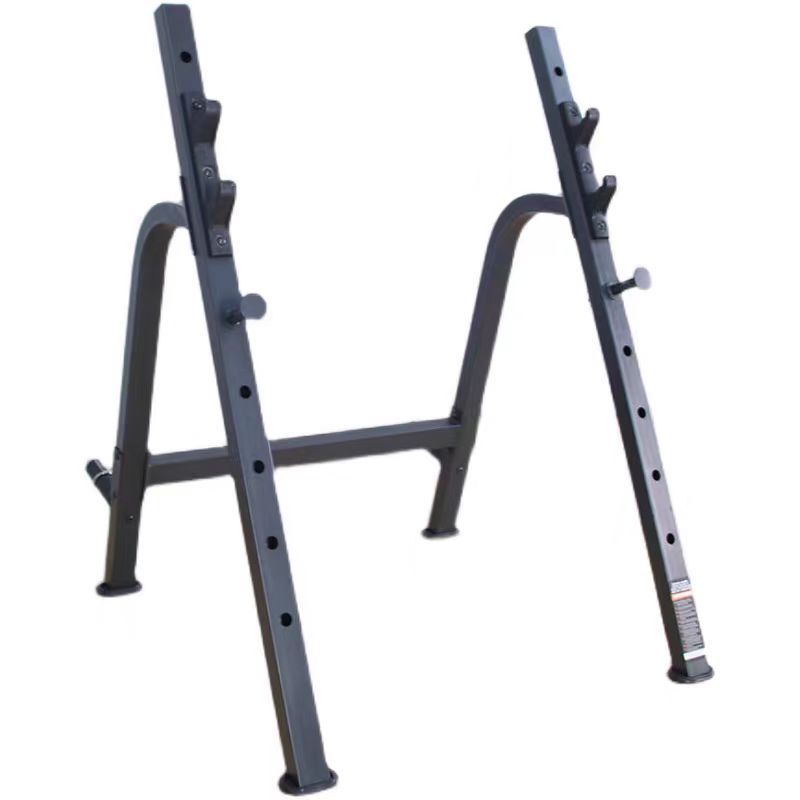 Estandarte de empuje horizontal, estante de cuclillas doméstico, equipo de ejercicios, conjunto de barraca para hombres, taburete de empuje horizontal, cama de elevación ajustable